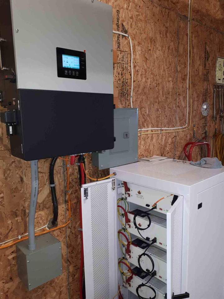 Batterie d'installation solaire Québec 